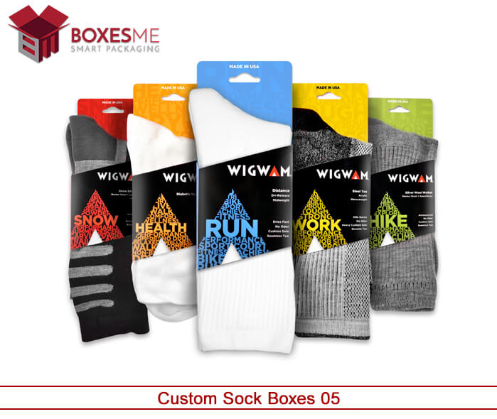 Custom Socks Packaging Wholesale Printed Socks Packaging Boxes